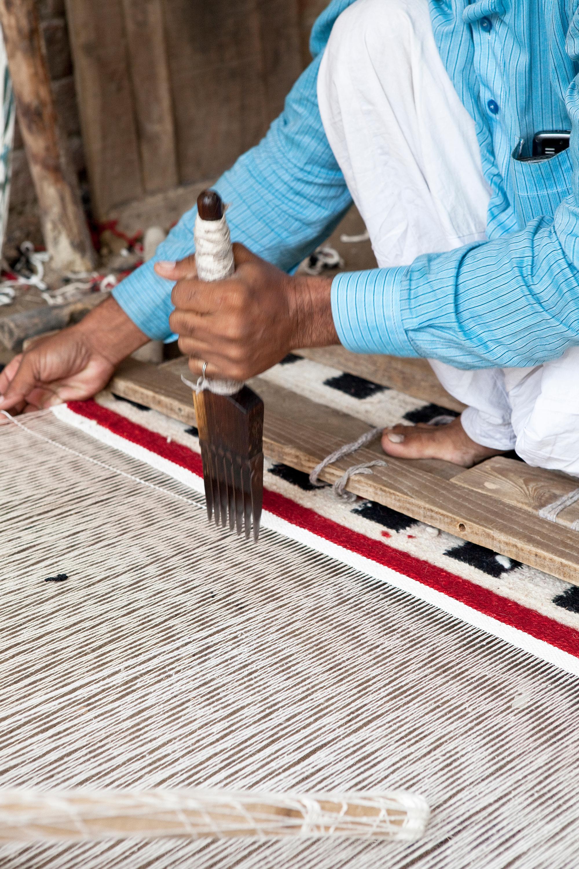 Großer handgewebter Teppich „Mlange Color 1“ von Sybilla für Nanimarquina (Gesponnen) im Angebot