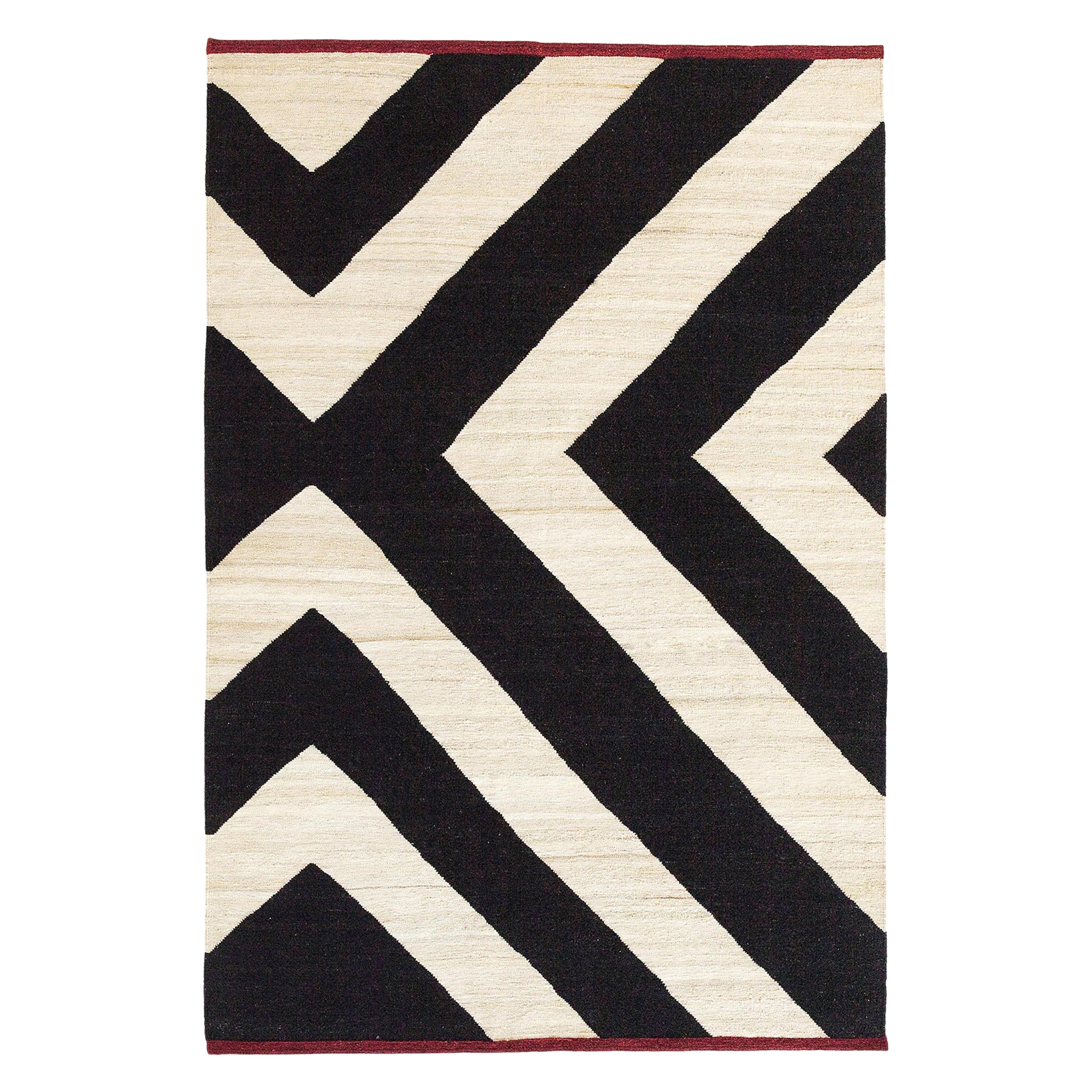 Grand tapis "Mlange Zoom" tissé à la main par Sybilla pour Nanimarquina