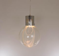 Grande pendente Membrana di Toni Zuccheri per Venini, anni '60