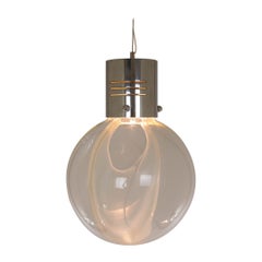 Large Membrana Pendant by Toni Zuccheri for Venini, 1960s