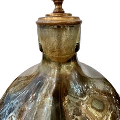Large Mercury Glass Lamp