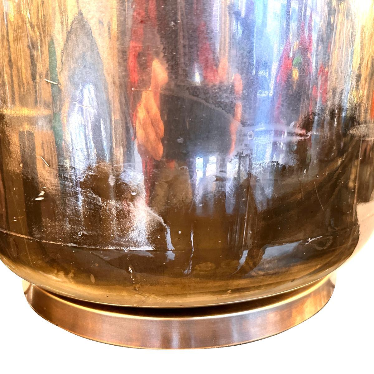 Large Mercury Glass Lamp For Sale 1