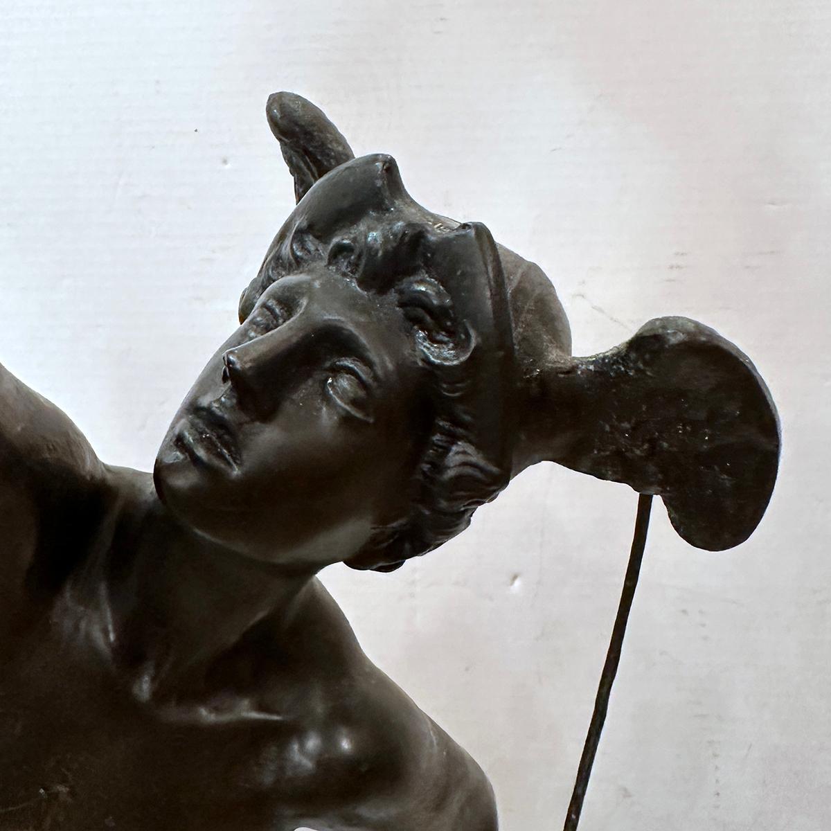 Inizio XX secolo Candeliere grande con scultura in mercurio in vendita