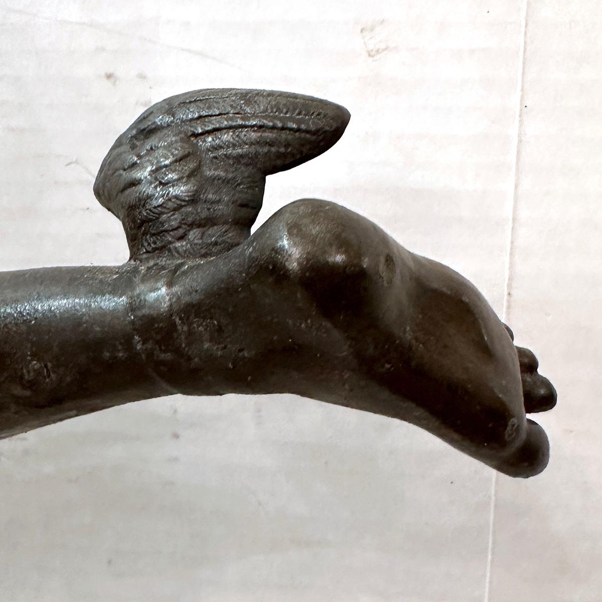 Candeliere grande con scultura in mercurio in vendita 1