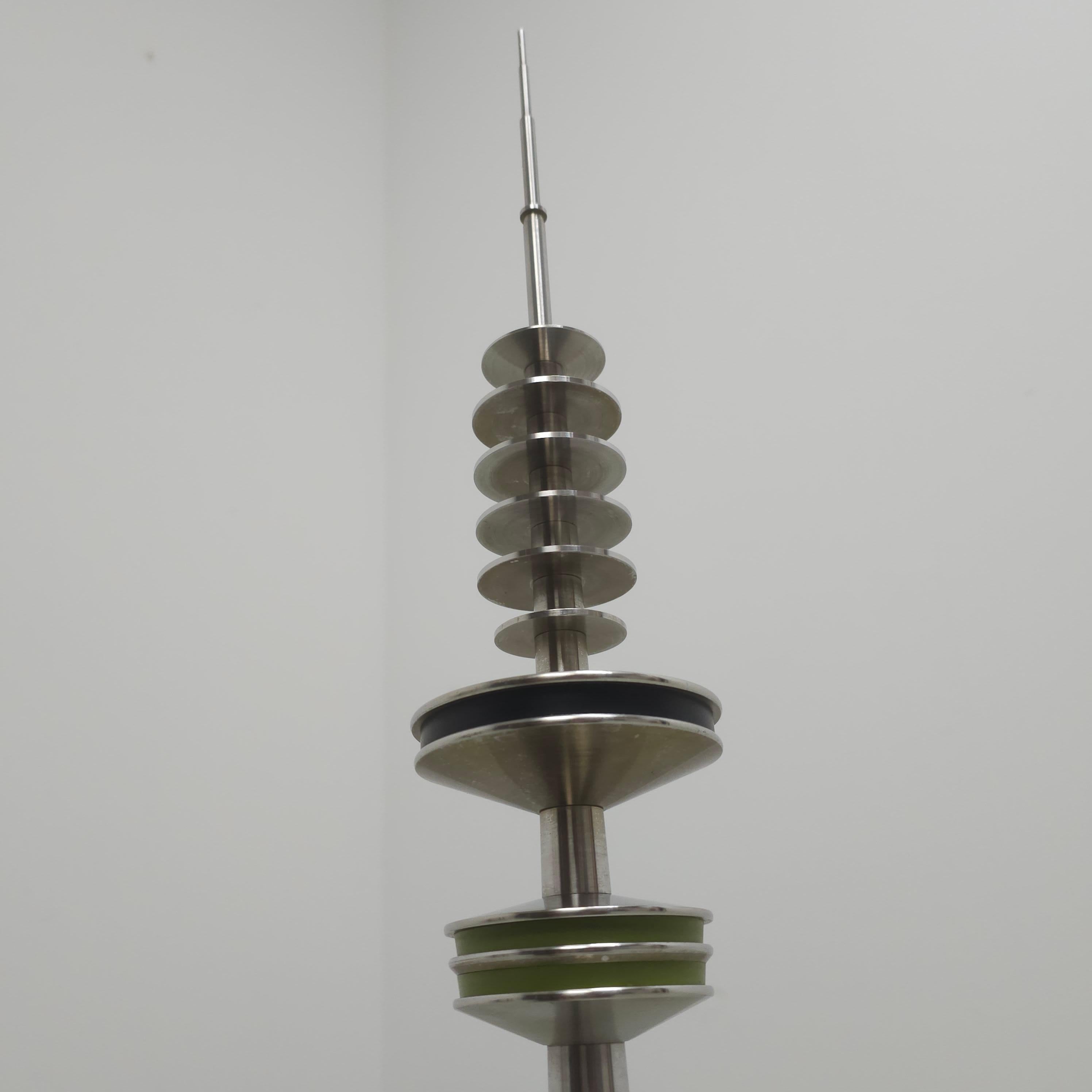 Large metal Hamburg tv tower scale modell statue  For Sale 7