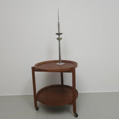 Large metal Hamburg tv tower scale modell statue