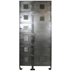 Vintage Large Metal Industrial Locker