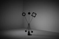Gran escultura móvil de metal de Arnulf Hoffmann, 1972