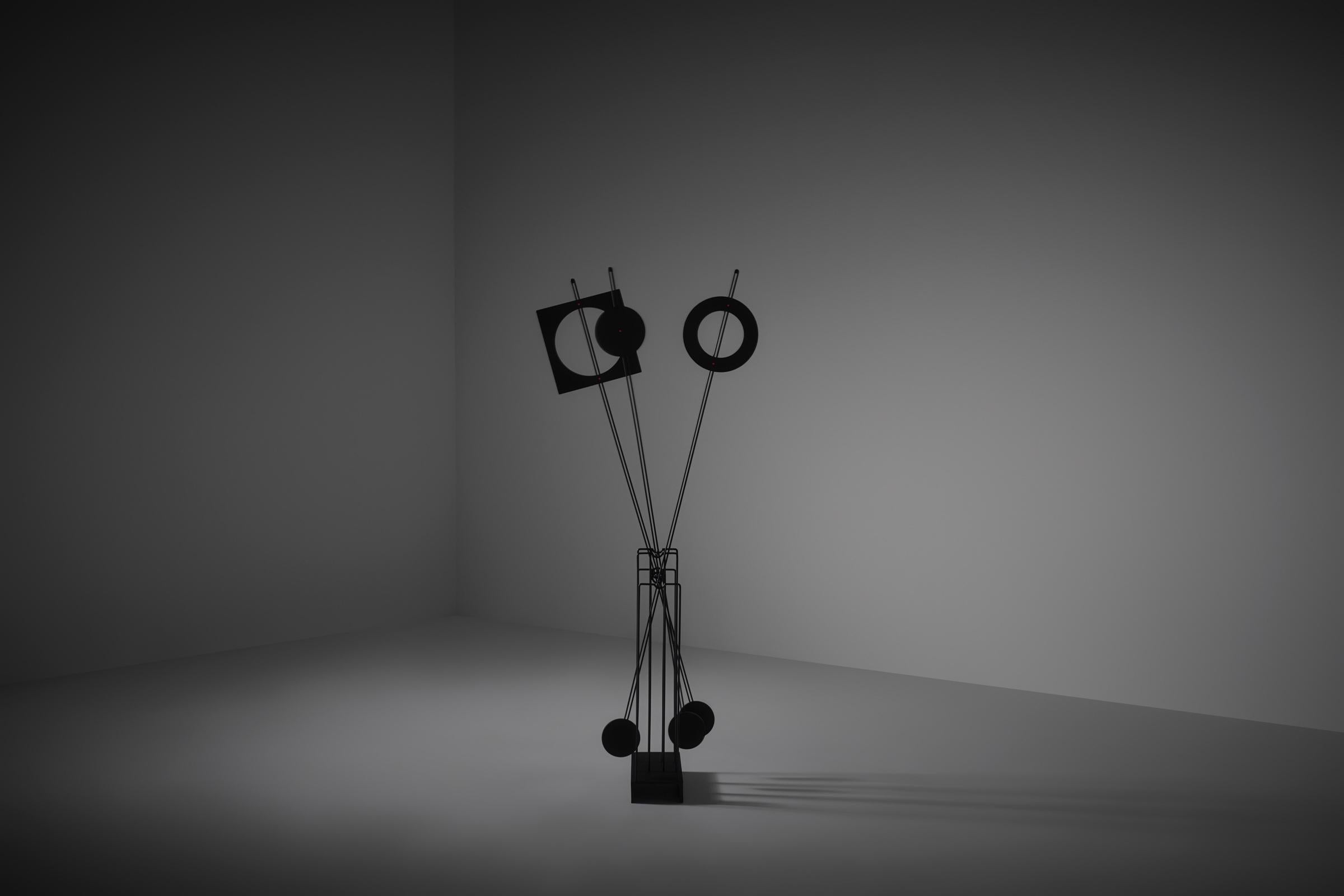 Gran escultura móvil de metal de Arnulf Hoffmann, 1972 Alemán en venta