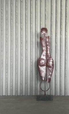 Large metal sculpture made by Italian artist Antonio Misuraca