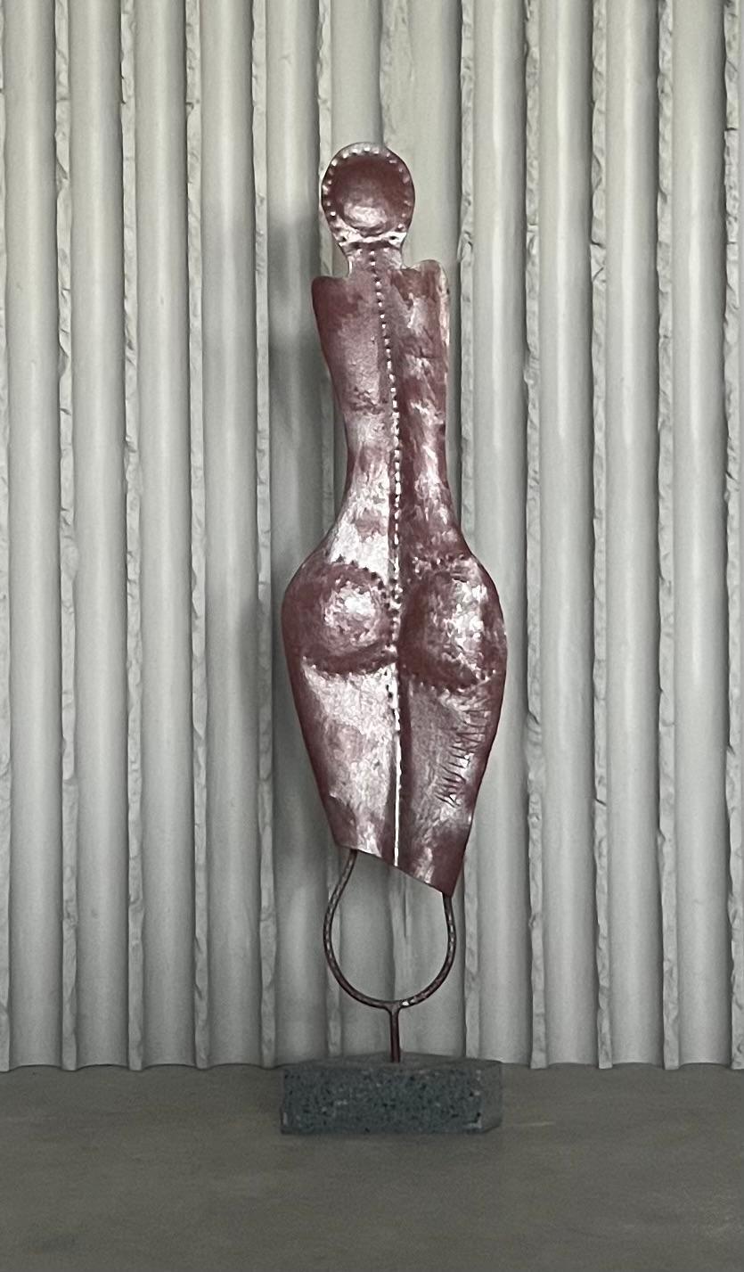 Grande sculpture en métal de l'artiste italien Antonio Misuraca Bon état - En vente à HAARLEM, NL