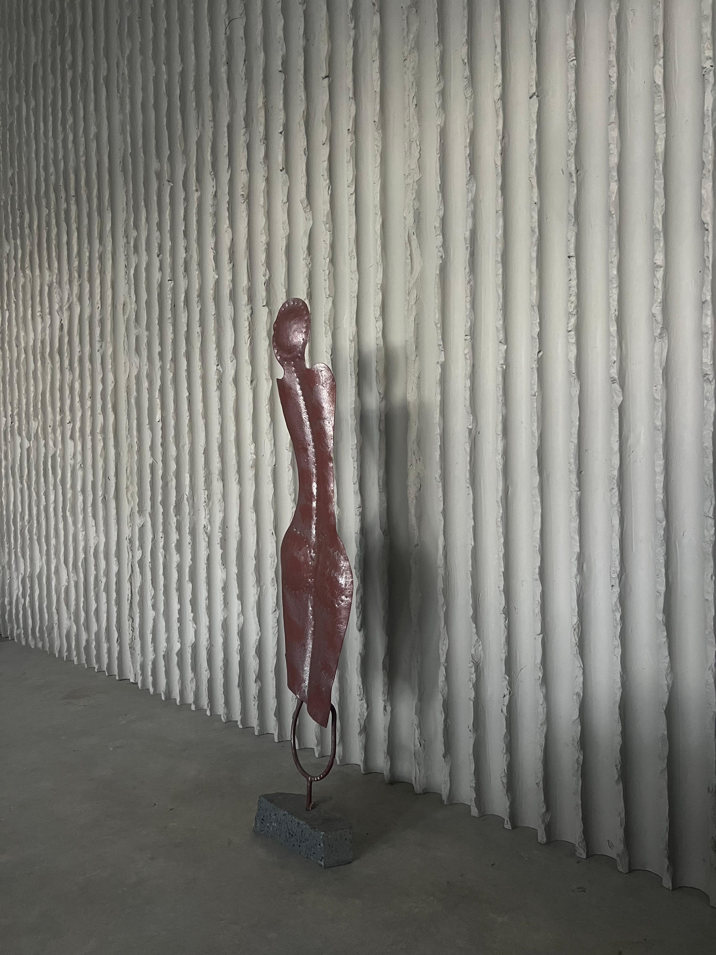 Grande sculpture en métal de l'artiste italien Antonio Misuraca en vente 1