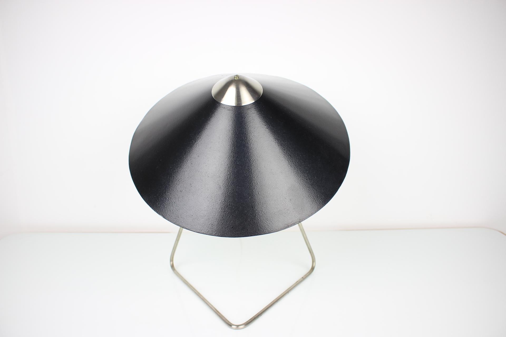 Adam Style Large Metal Table Light by Helena Frantova for Okolo, 1960s For Sale