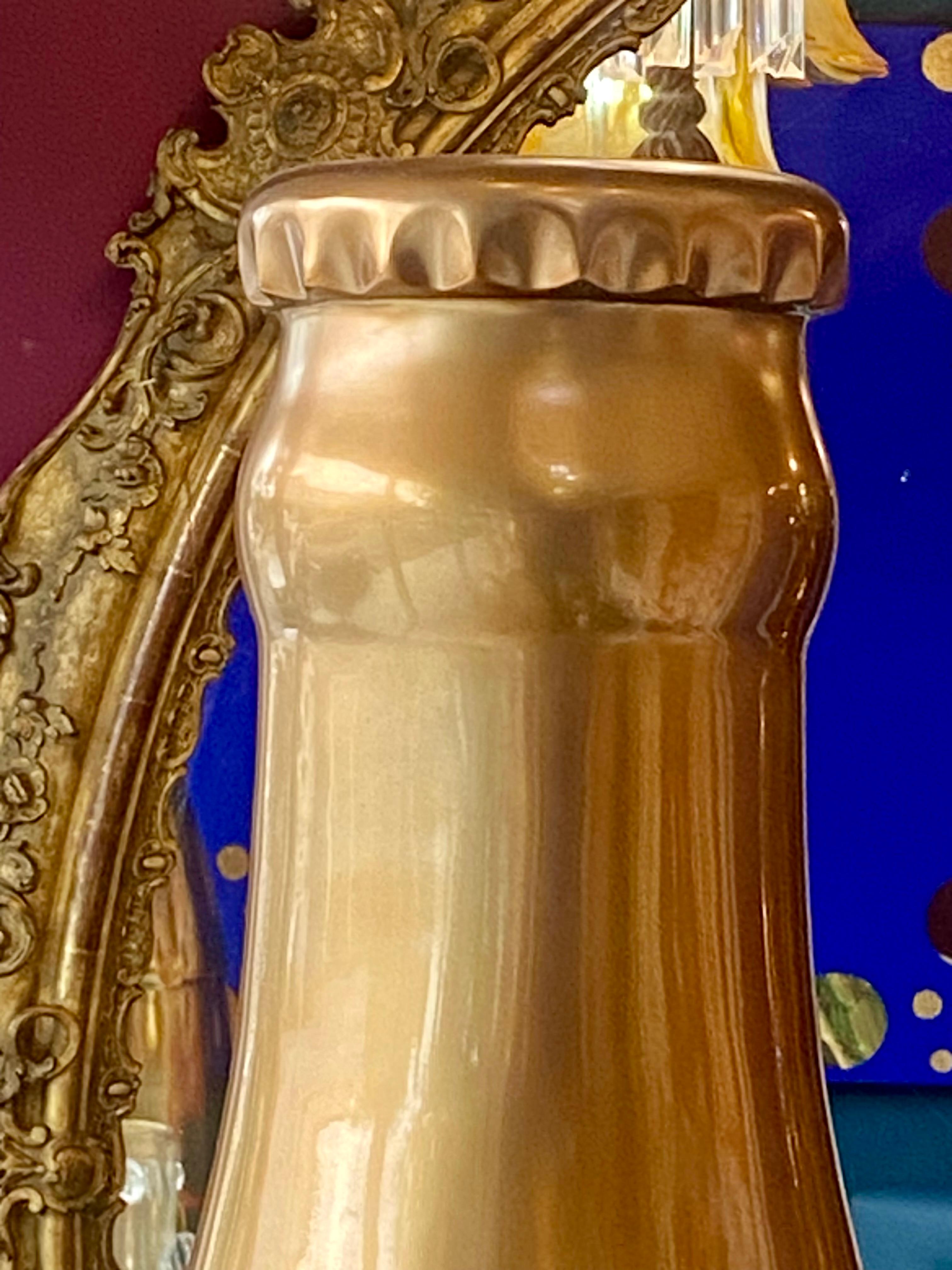 Metallo Grande scultura in metallo di una bottiglia di Cola d'epoca in vendita