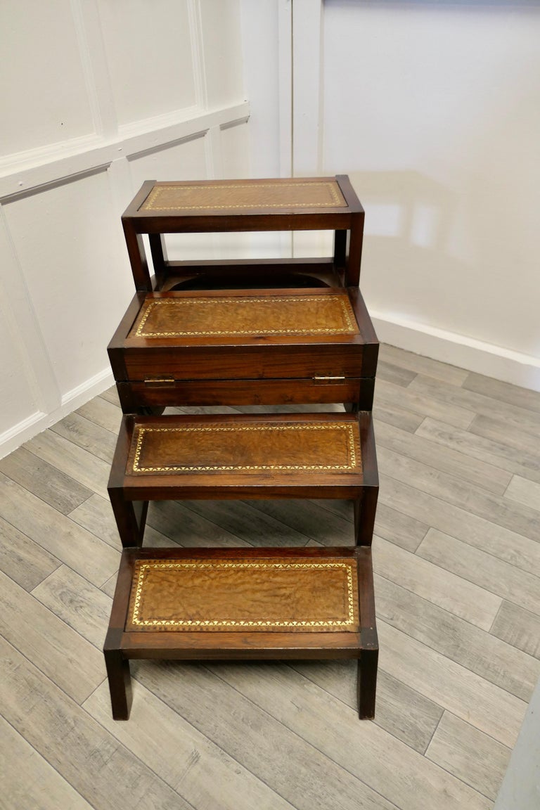 Large Metamorphic Library Chair or Library Steps For Sale at 1stDibs