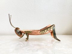Large Studio Mexican Brass and Copper Cricket Bowl