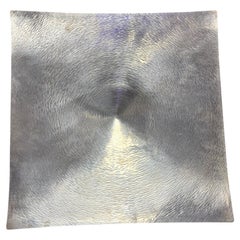 Large Mexican Sterling Silver Hand-Hammered Tray by Platería Artística, 1012g