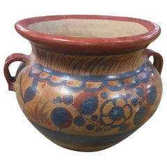 Vintage Large Mexican Vase Tonala, 1960