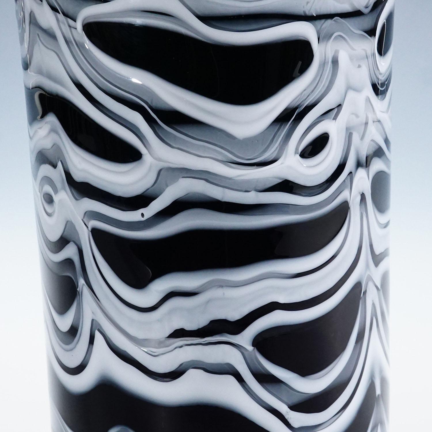 Vetro artistico Grande vaso Mexico di Toni Zuccheri per Venini anni '70 in vendita
