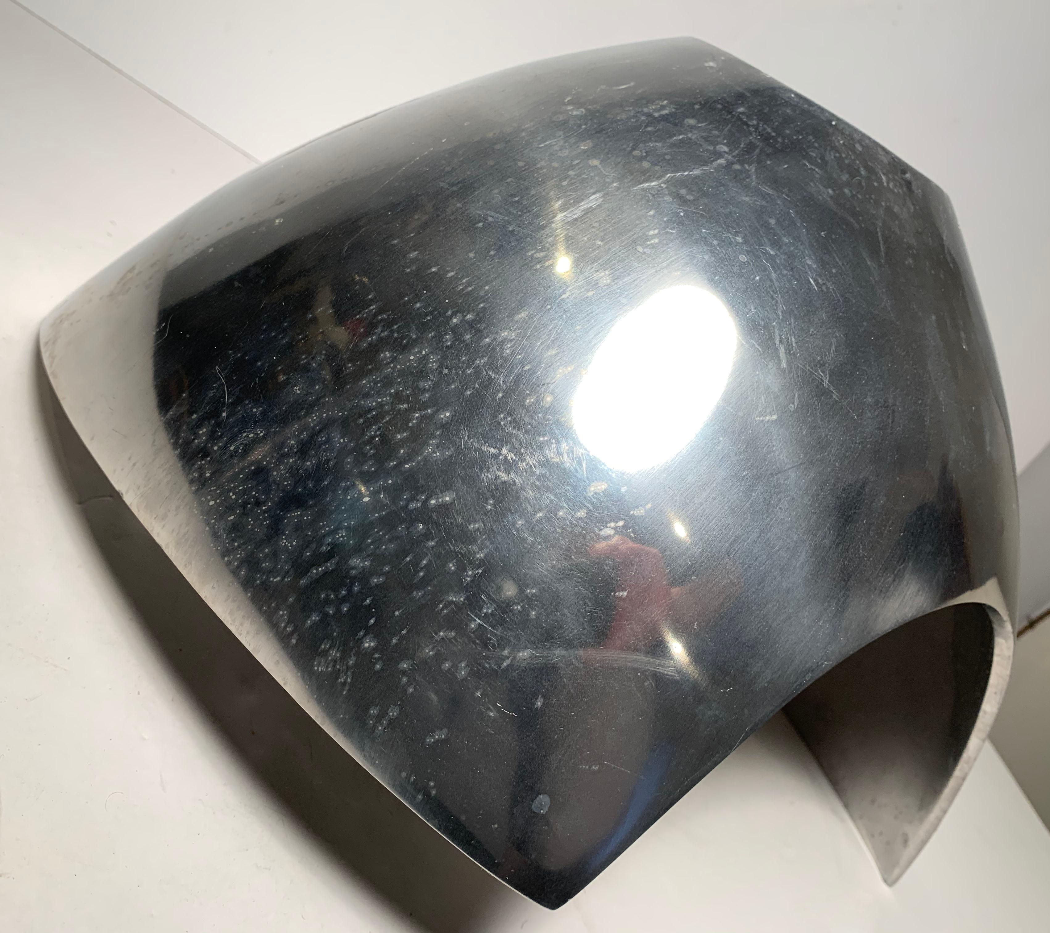 Große Schale aus poliertem Aluminium von Michael Lax im Angebot 2