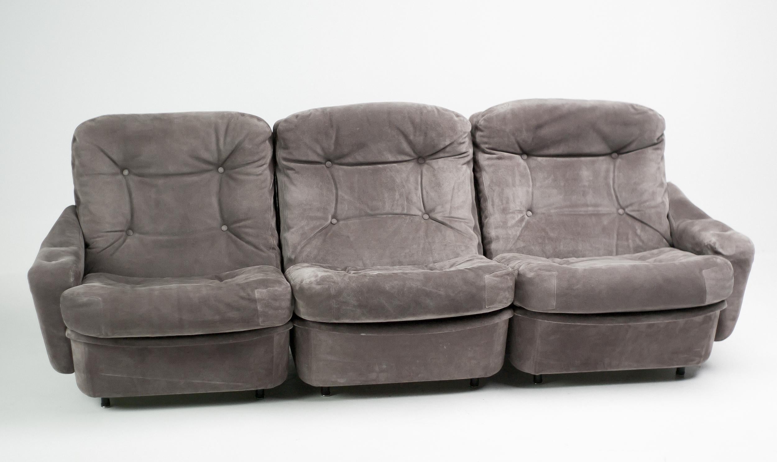 Large Michel Cadestin ‘Orchidée’ Sectional Sofa by Airborne For Sale 2