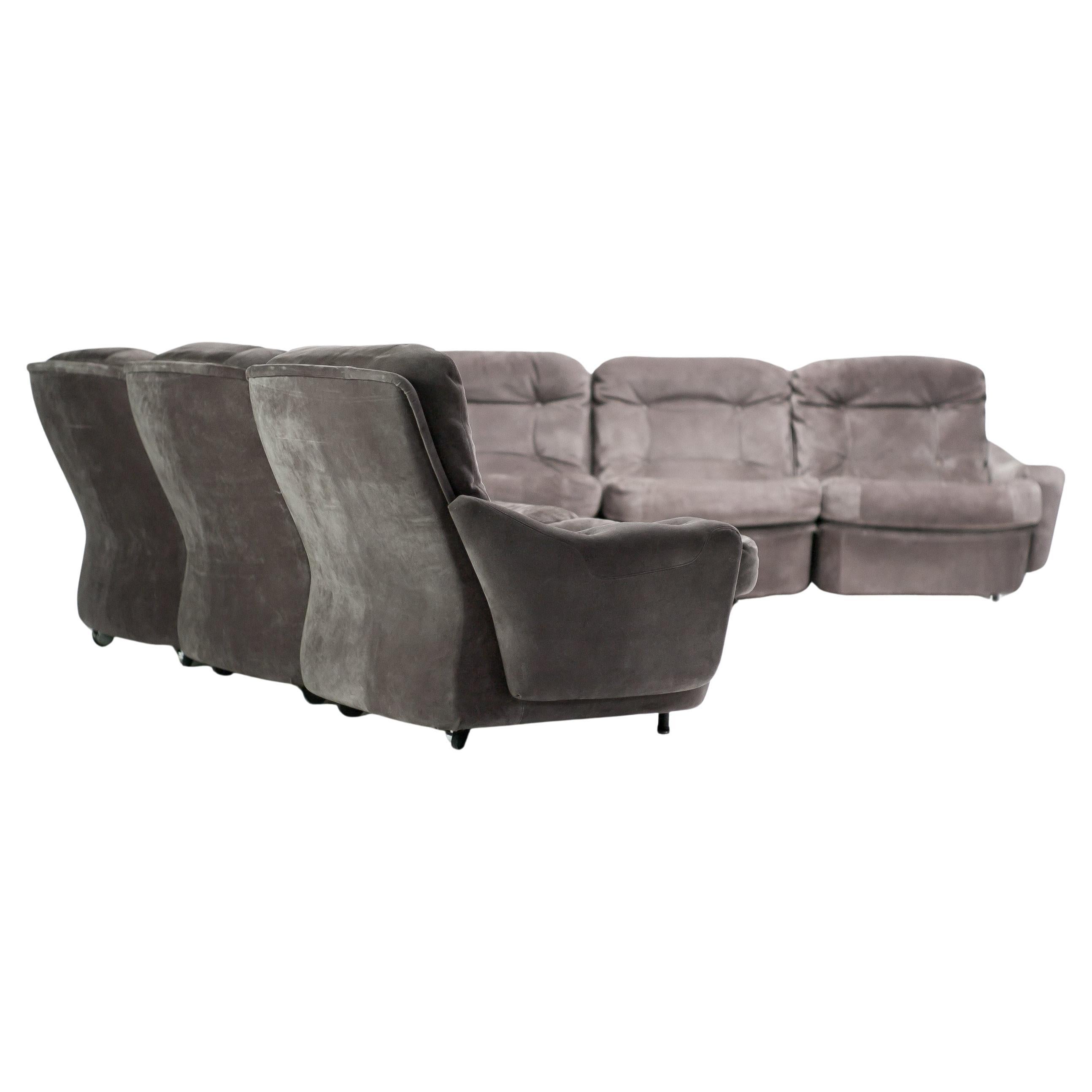 Large Michel Cadestin ‘Orchidée’ Sectional Sofa by Airborne
