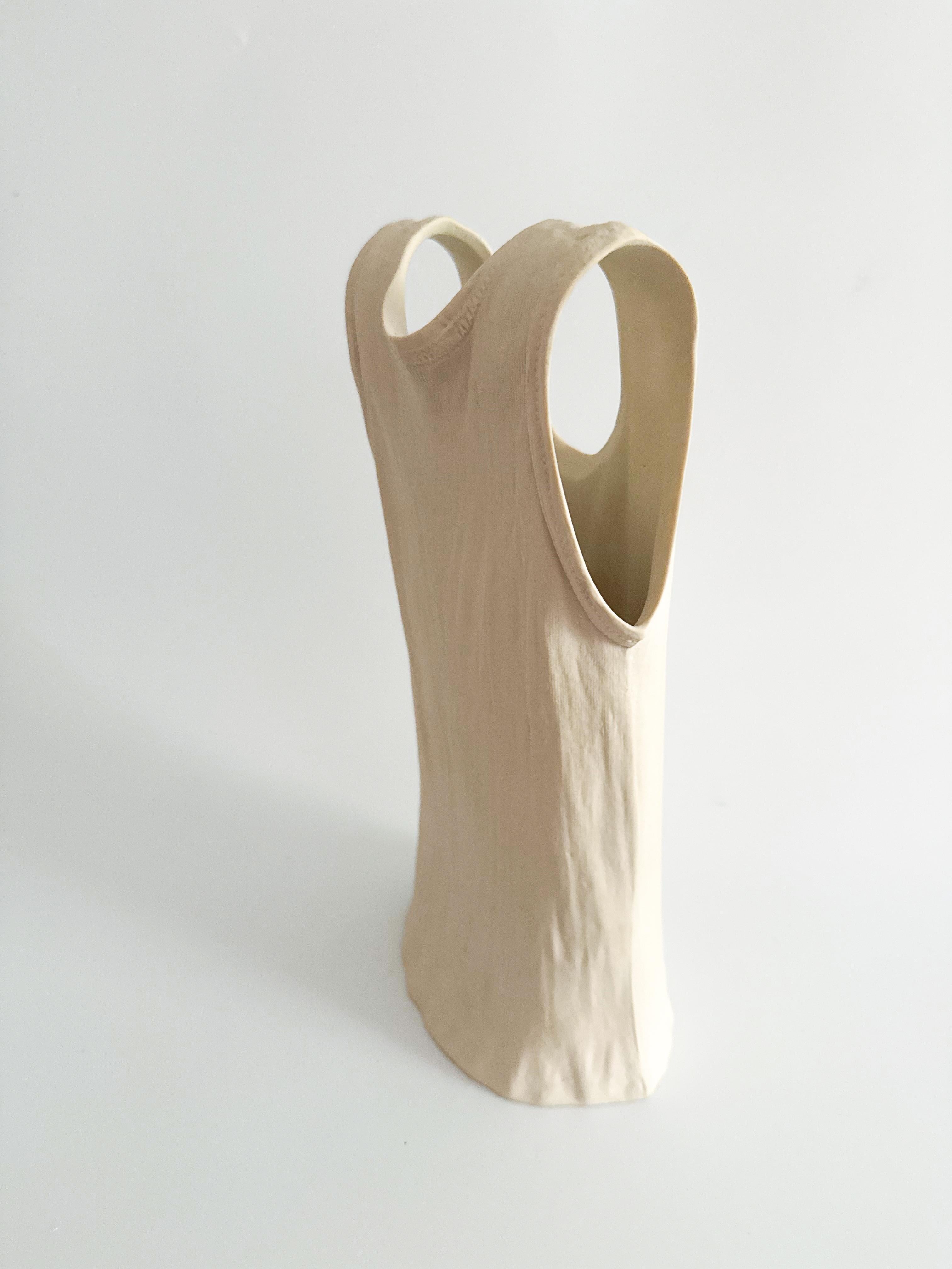 Große Michel Harvey Keramik Tank Top Vase - Skulpturale Quebec Kunst Töpferei Kanada (20. Jahrhundert) im Angebot