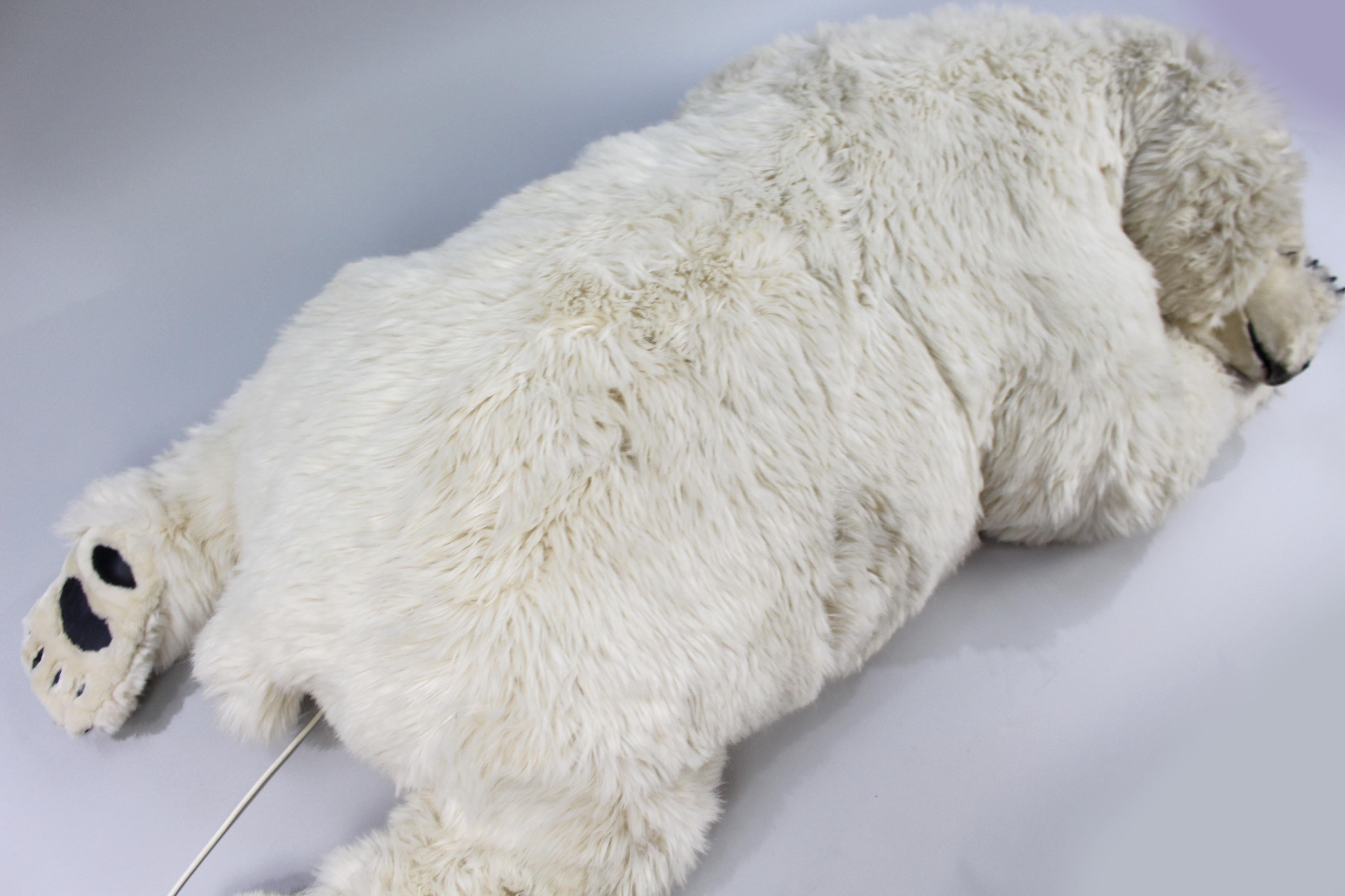 Large Michel Taillis Automated Sleeping Polar Bear For Sale 1