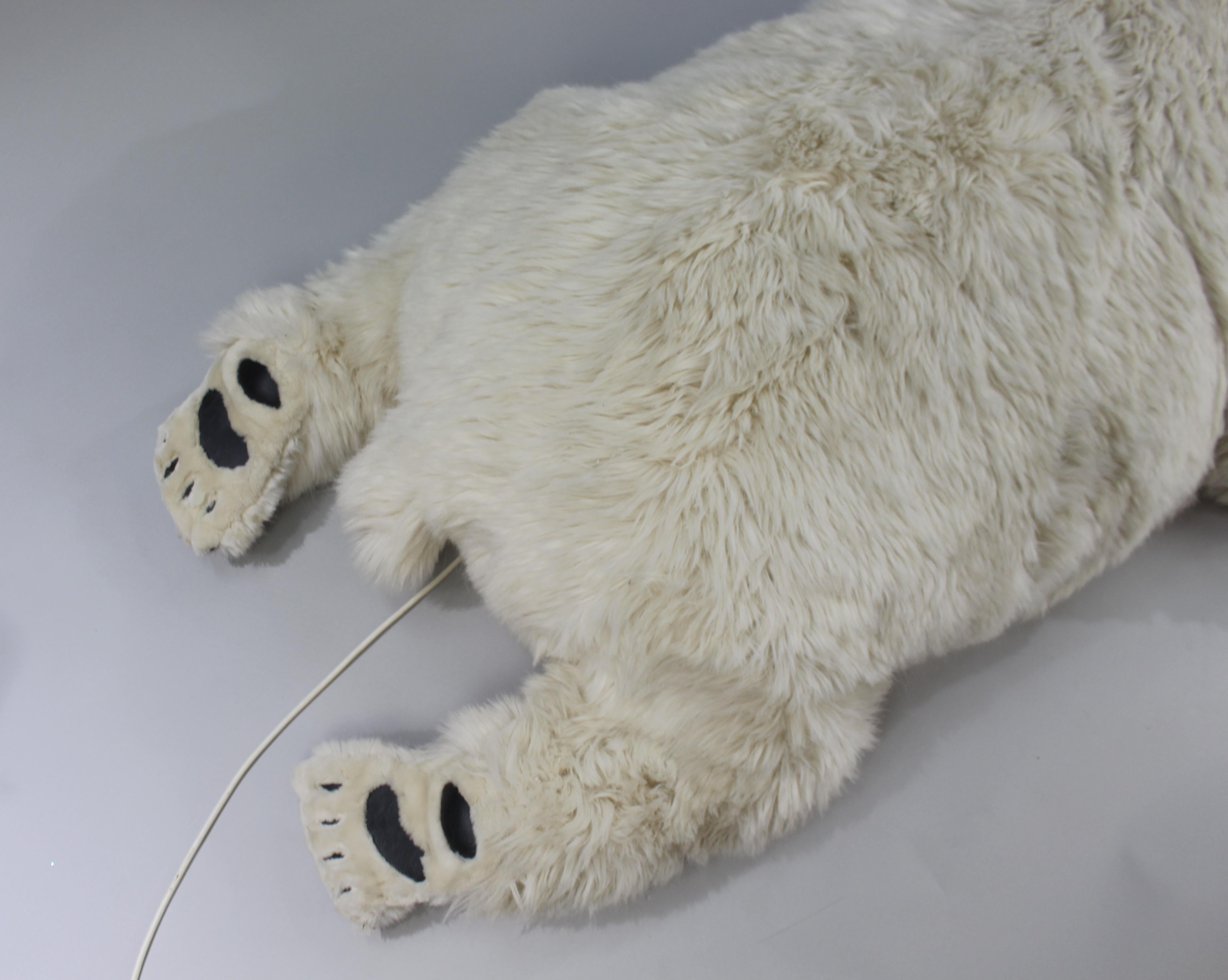 Large Michel Taillis Automated Sleeping Polar Bear For Sale 2