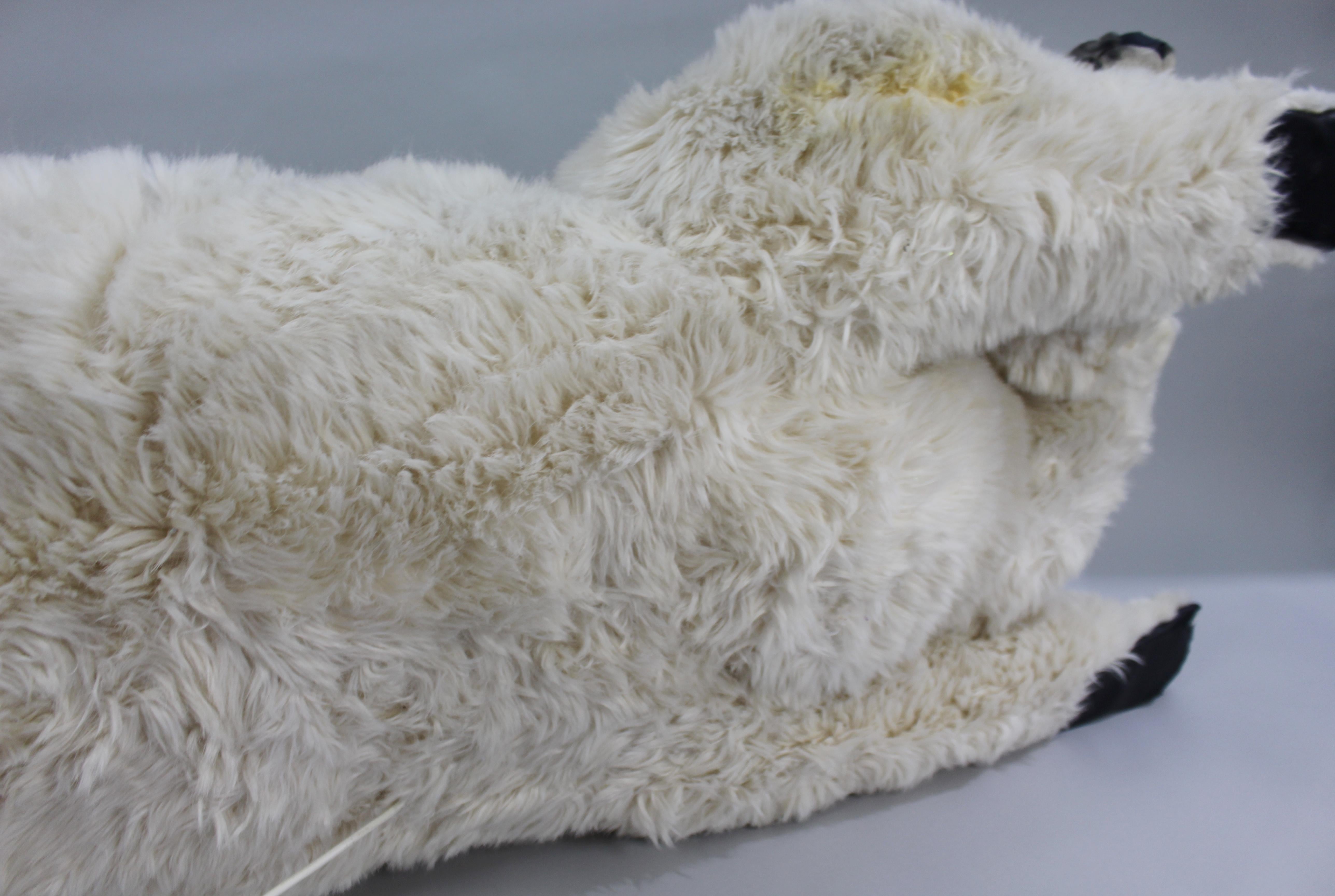 Large Michel Taillis Automated Sleeping Polar Bear For Sale 3