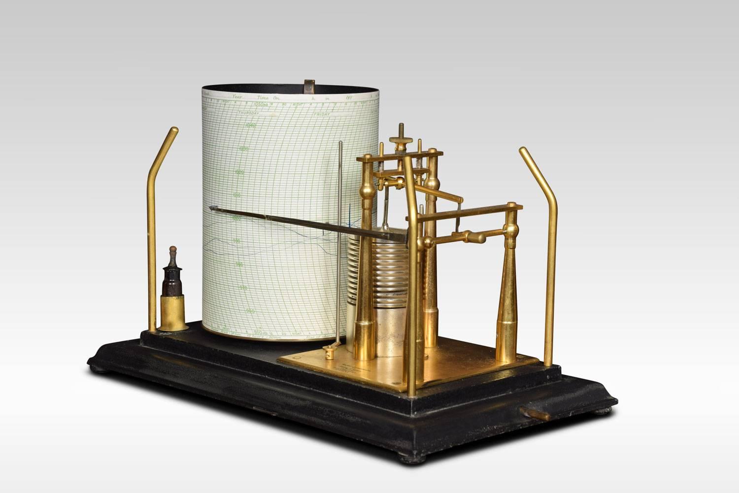 Large Micro Barograph by Short & Mason, London In Excellent Condition In Cheshire, GB