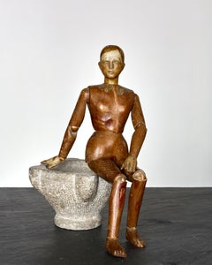 Large Mid 19th C. Catalan Artist Lay Figure