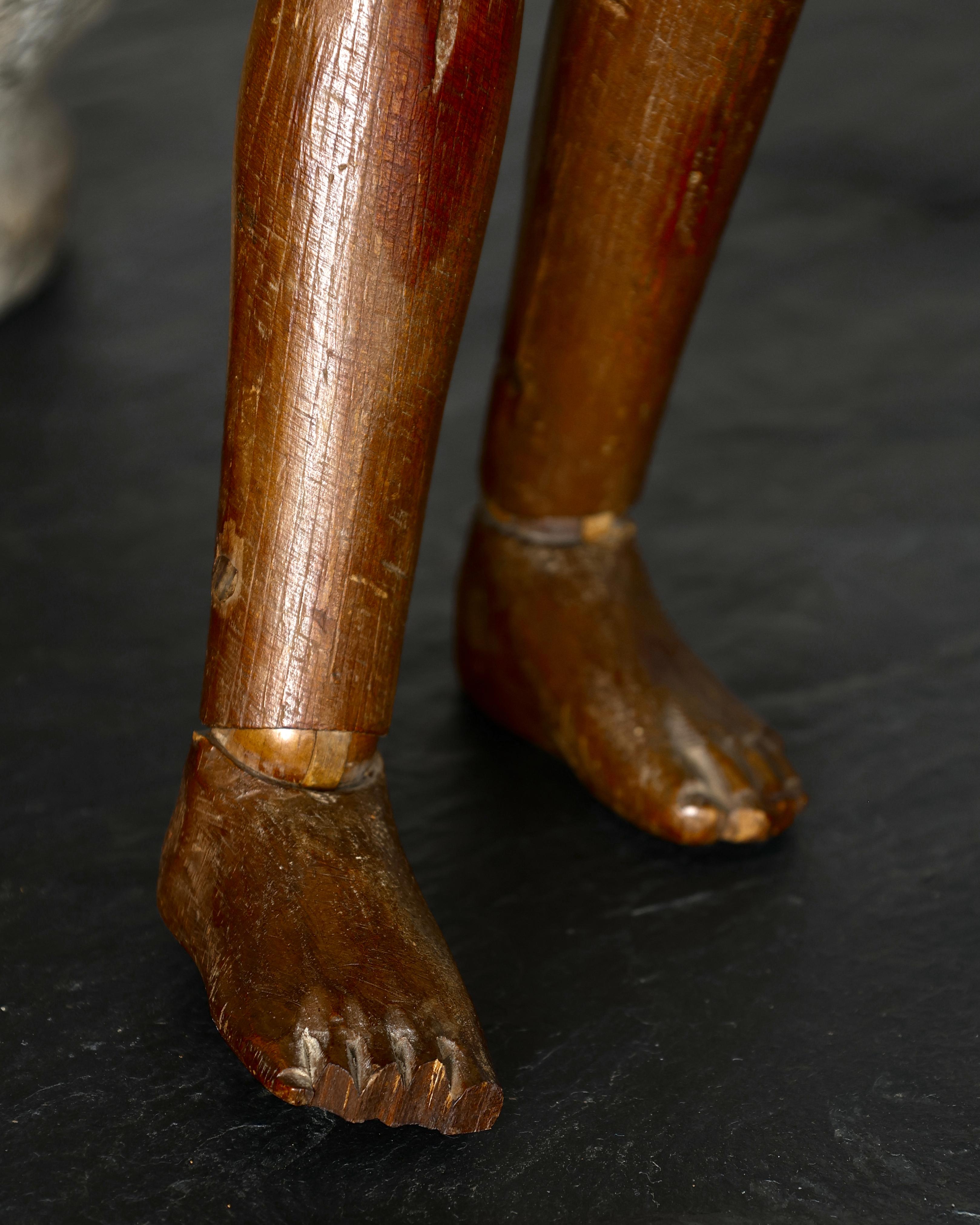 Large Mid 19th C. Catalan Artist Lay Figure For Sale 1