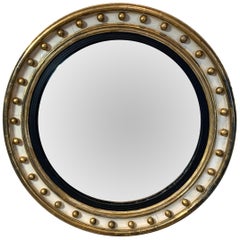 Large Mid-19th Century English Convex Mirror