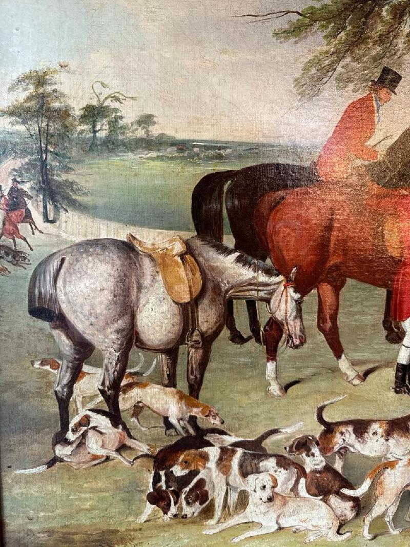 the fox hunt painting