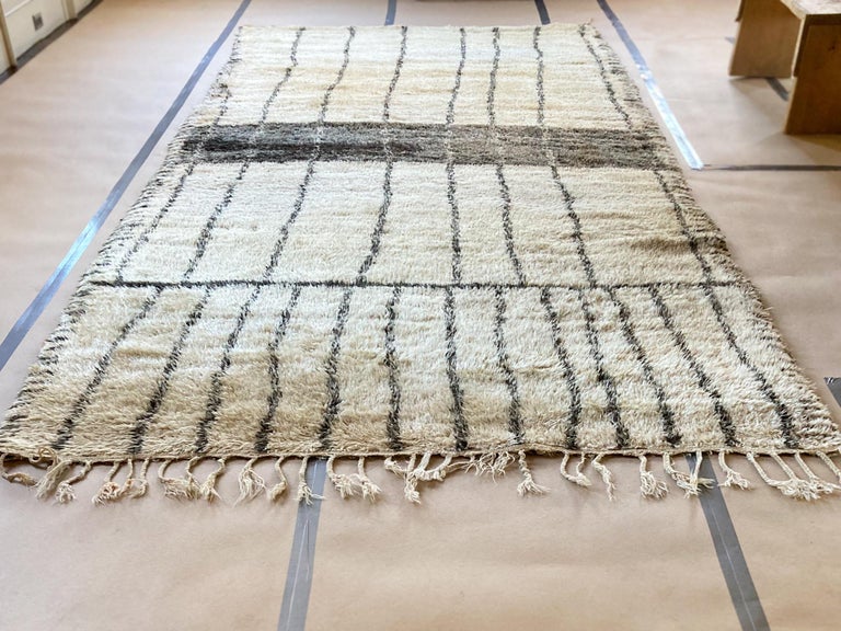 Large Mid20th Century Beni Ourain Rug For Sale at 1stDibs