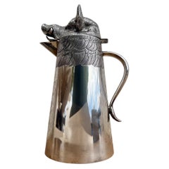 Large Mid 20th Century Boar
s Head Jug By F. Valenti, Circa 1960