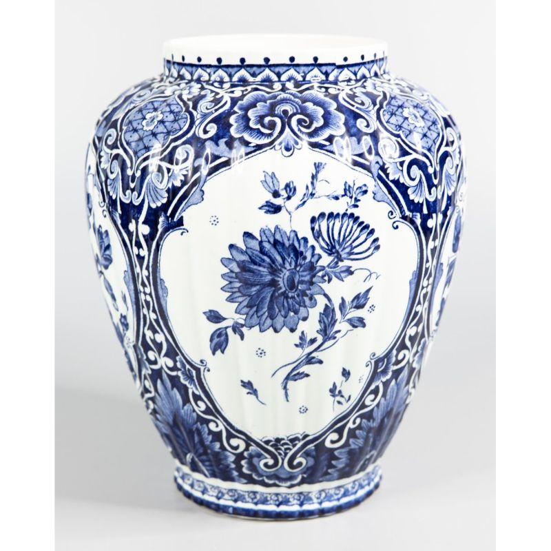 Large Mid-20th Century Dutch Delft Vase 1