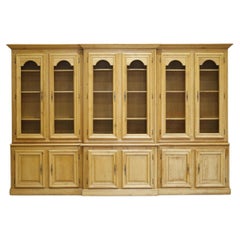 Large Mid 20th Century French Oak Library Cabinet