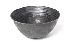 Große, signierte Gunmetal-Schale von Gertrud und Otto Natzler aus der Mitte des 20. Jahrhunderts