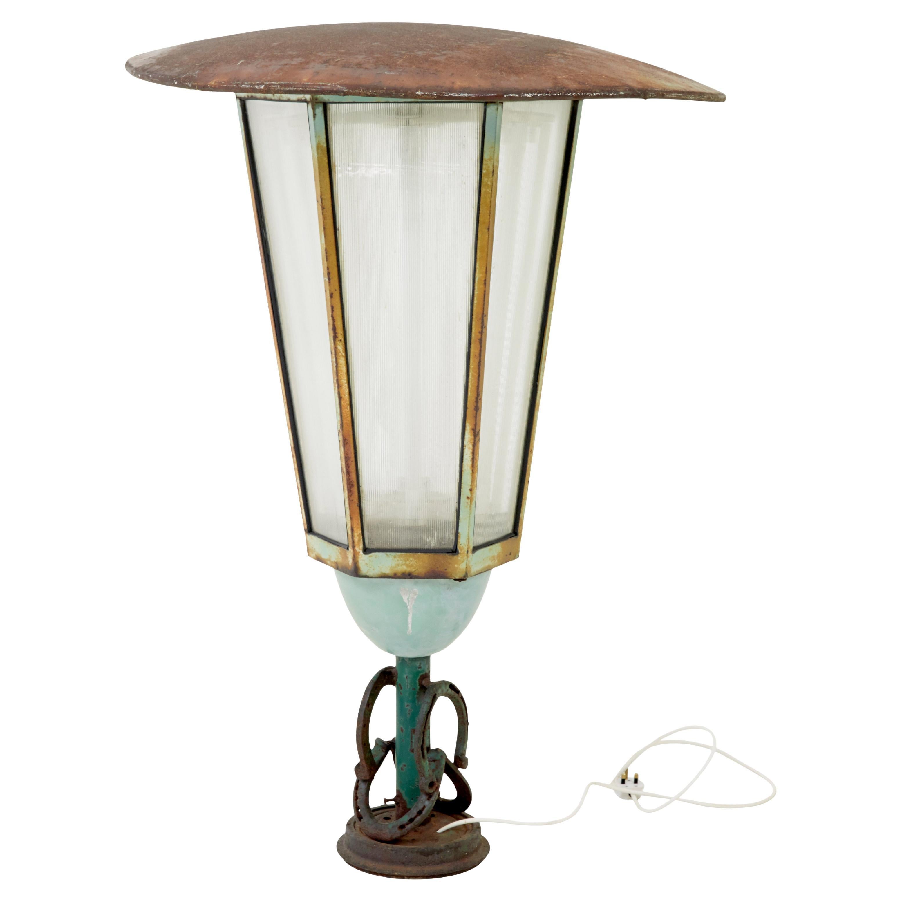 Large mid 20th century industrial Siemens light For Sale