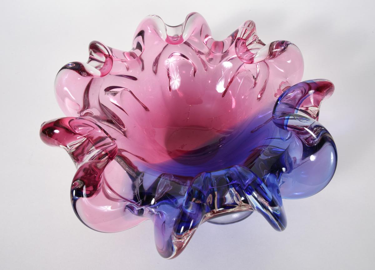 Italian Large Mid-20th Century Murano Glass Centerpiece