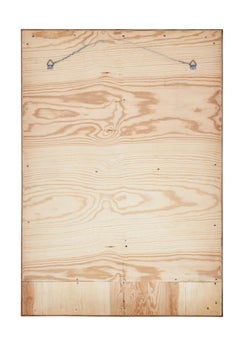 Large Mid 20th Century Scandinavian Oak Frame Mirror