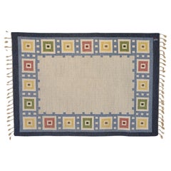 Large Mid-20th Century Swedish Kilim