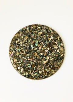 Large Mid Century Abalone Shell Trivet