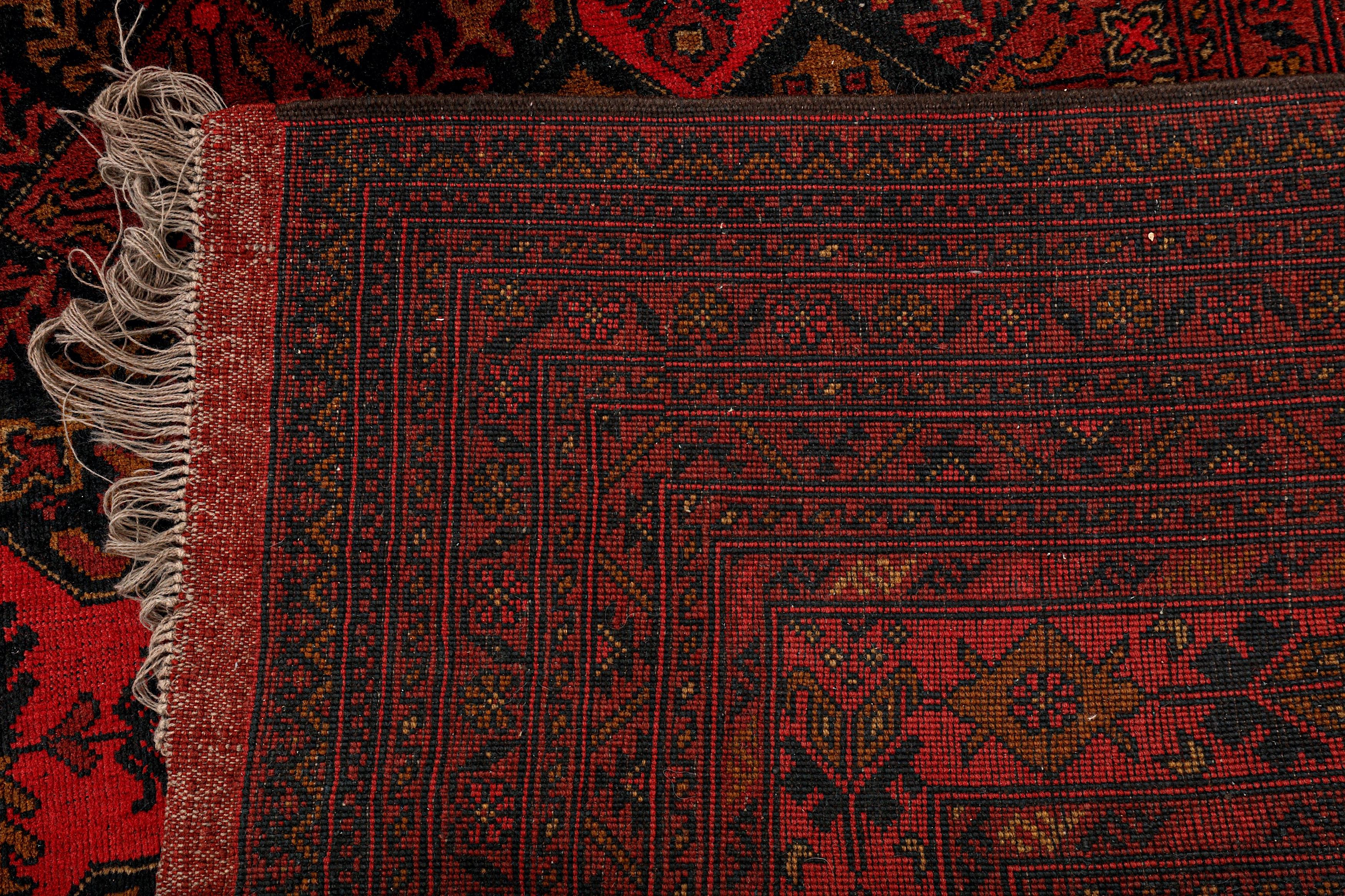 Large Mid Century Afghan Fine Hand Knotted Wool 'Khan' Carpet For Sale 2