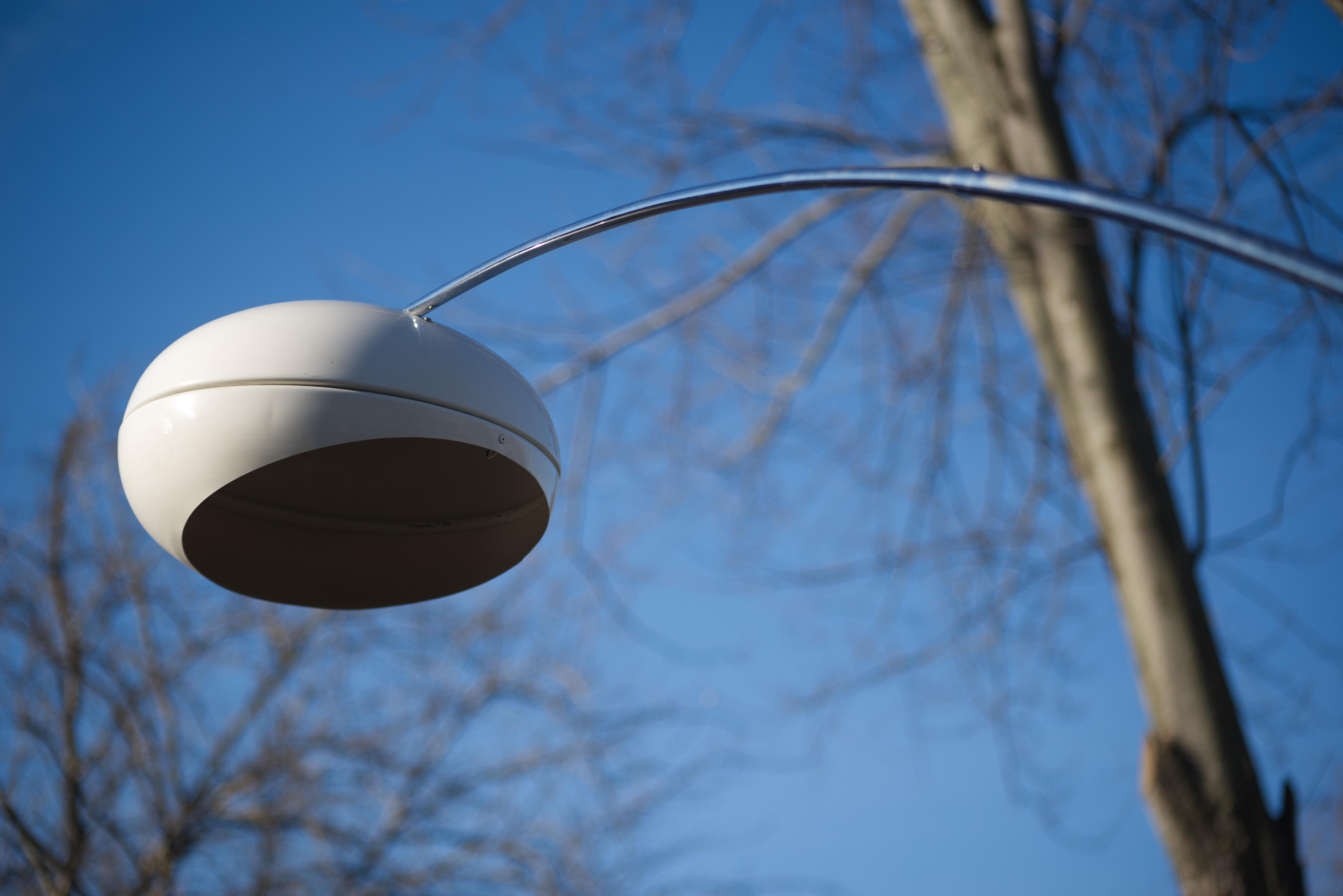 Mid-Century Modern Large Mid Century Arc Orb Lamp For Sale