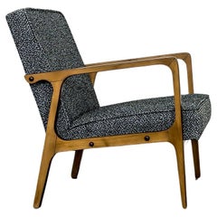 Large Mid Century Armchair From Bydgoskie Furniture Factory, 1960's