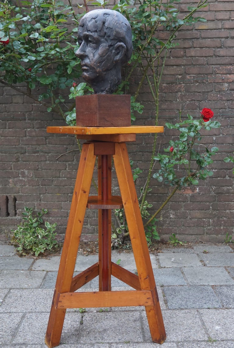 Large Mid Century Art Deco Style, Sculptors Studio Work Easel