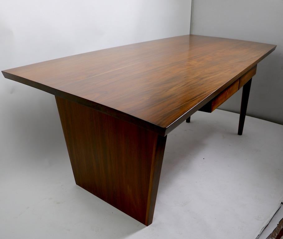 Large Mid Century Asymmetrical Desk 4